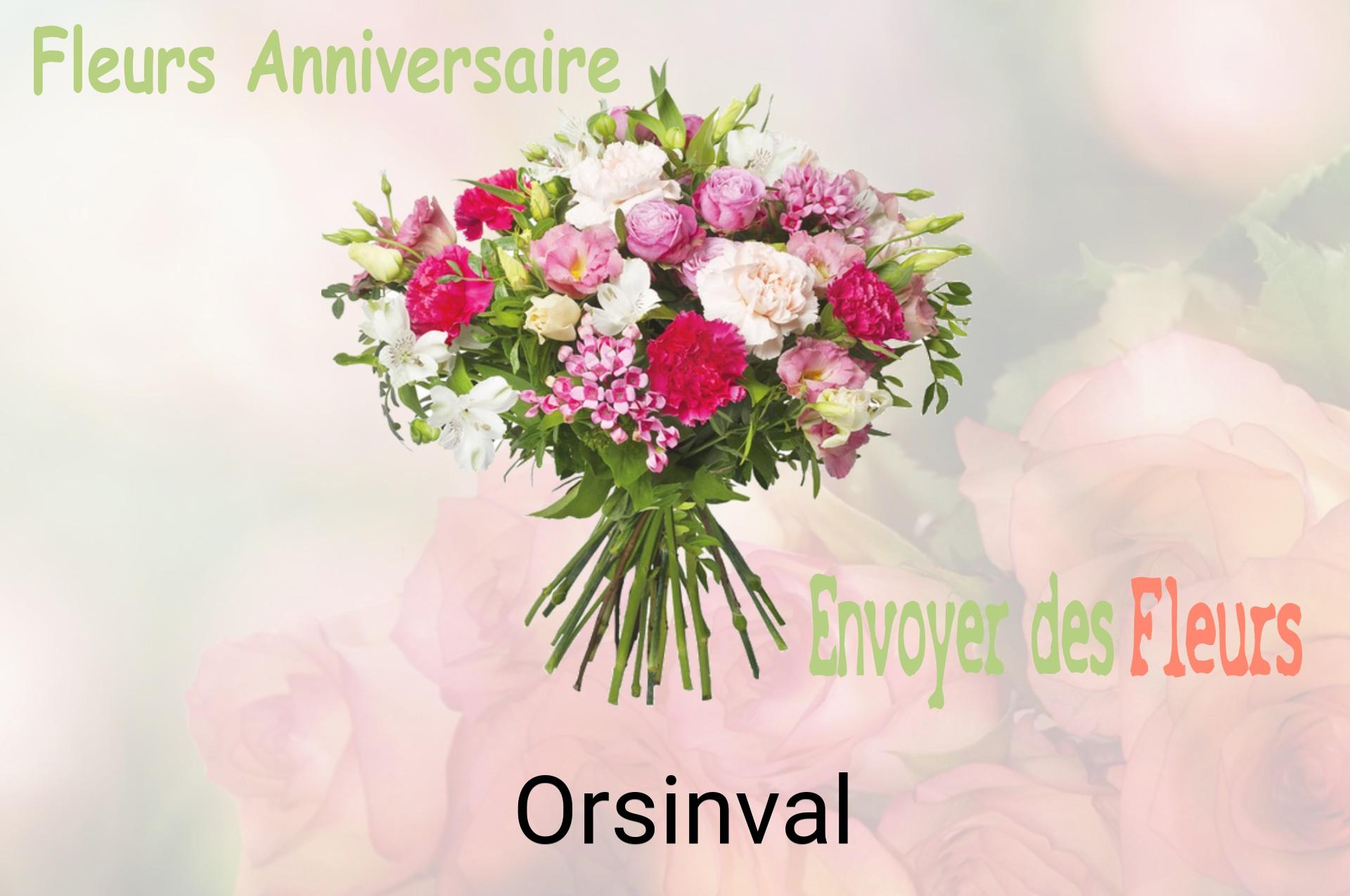 Bouquet de fleurs d’anniversaire livré à Orsinval